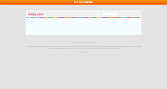 Desktop Screenshot of ok.bride.com