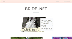 Desktop Screenshot of bride.net